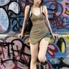 Camisola Transparente de Cuello Halter al por Mayor Transfronterizo para Mujer Verano 2025 Top Sexy Ajustado para Vestir