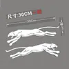 Pegatina Personalizada Creativa de Cabeza de Lobo Reflectante para Carrocería de Coche, Cubierta Audaz para Rayones de Coche de Vehículo Eléctrico, Pegatina Trasera para Coche, Pegatina para Coche