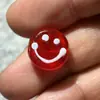 Comercio Exterior Transfronterizo Corazón de Vidrio Hecho a Mano Cara Sonriente Redonda Joyería Hecha a Mano para Bricolaje Cuentas Sueltas Pulsera con Cuentas Accesorios para Collares