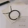 Pulsera de Pareja Hebilla de Seguridad Chalcedony Ping An Estilo Mori Ajustable Cuerda de Mano para Regalo Pulsera Sencilla para Mejor Amigo Joyería