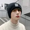 Gorro de Punto, Gorro de Lana, Cálido para Ciclismo con Forro Polar, Gorro Grueso de Felpa, Gorro Cortavientos, Gorro de Exterior para Mujer Otoño e Invierno
