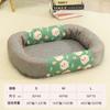 Cama para Gatos Nido Cuadrado para Todas las Estaciones, Adecuada para Gatos y Perros Pequeños a Medianos, Suministros para Mascotas, Nido Universal para Gatos y Perros, Cama para Perros para el Verano