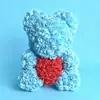[Promoción] Oso de Rosa PE Transfronterizo Flor Eterna Oso de Espuma Regalo del Día de San Valentín Oso de Rosa Simulado
