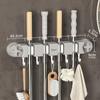 Gancho con ventosa para trapeador, colgador de pared, sin perforaciones, para almacenamiento de trapeador de inodoro, fijación para trapeador