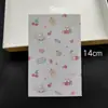 9x 14 Não Poroso Desenho Animado Xadrez Pintado Cartão Traseiro Embalagem de Papelão Cartão Traseiro da Embalagem Material Decorativo Cartão de Papel Fofo