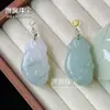Hebilla de Plata S925 Cui Tianshan Jade de Seda Dorada Natural de Xinjiang Hebilla de Seguridad Retro Colgante Joyería Chinoiserie Nueva Accesorios Venta al por Mayor