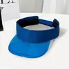 Nuevo sombrero de verano de ala abierta con logo personalizado, sombrero de sol para deportes y ocio al aire libre con visera transparente, sombrero de sol de alta calidad