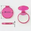Espejo Pequeño Plegable, Espejo de Maquillaje Mini Portátil Conveniente, Espejo Translúcido para Retoques de Maquillaje, Espejo Publicitario Personalizable con Logo