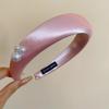Diadema Lazo Cuadros Retro Estilo Coreano Simple Combinable Diadema Parte Superior Craneal Alta Estilo Ins Accesorios para el Cabello Avanzados Sombrerería