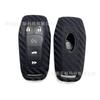 Funda de llave de fibra de carbono para Ford Focus Mondeo Sharp Mustang Escape Raptor Funda de llave de silicona