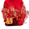 Adornos colgantes Daji de apertura, pequeños adornos colgantes rojos, nuevos suministros para arreglos de tiendas, celebraciones de aniversarios y festivales.
