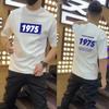 Camiseta Familiar de Verano para Pareja Hombres y Mujeres Año 240g Algodón Logo Personalizado Cuello Redondo Marca de Moda Manga Corta Camiseta Básica