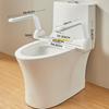 Estante con reposabrazos para inodoro adecuado para inodoros para personas mayores para ir al baño de forma segura levantarse reposabrazos barandilla de inodoro sin perforación