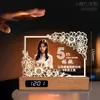Trofeo de Madera Souvenir Luz de Noche Acrílica Premio Reunión Anual de la Empresa Creativo Brillante Aniversario del Campus Temporada de Graduación