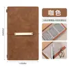 Caderno A6 Artístico Retro com Encadernação em Fio, Caderno de Couro para Viagens de Negócios, Diário Criativo de Couro Macio