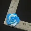 Nuevo Color Sólido Degradado Flor de Rosa Grande Plana DIY Zueco Zapatos Materiales de Diseño Hecho a Mano en Stock Venta al por Mayor de Fábrica