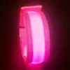 Pulsera luminosa artículo de apoyo para concierto rave accesorio de ambiente pulsera fluorescente parpadeante logo impreso