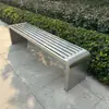 Sillas de Parque, Bancos Exteriores de Acero Inoxidable, Taburetes de Madera Plástica Anticorrosión de Arte en Hierro, Bancos Exteriores Comunitarios, Venta de Liquidación de Asientos para Centros Comerciales