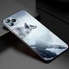 Capa de Celular iPhone15 Tatuagem de Lobo Animal Capa de Celular Lobo