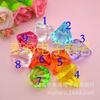 8027 Colgante de Diamante Acrílico Colgante con Cuentas Cristal de Imitación Accesorios de Joyería DIY Blanco Transparente Colgante Llave