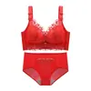 20203 ano de nascimento grande terno vermelho sutiã casamento noiva lingerie feminina peito pequeno push up sutiã ajustável