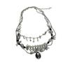 Collar de Borla de Circonita Estilo Spice Girl Milenio Y2K Accesorios para Mujer Cadena para Clavícula de Nicho de Gama Alta Collar de Nuevo Estilo Distintivo