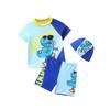 Traje de Baño para Niños Traje de Baño Dividido para Niño 2025 Nuevo Dibujo Animado Dinosaurio Manga Corta Secado Rápido Protección Solar Traje de Baño para Niño Verano