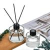 Frasco Cilíndrico para Aromaterapia, Frasco Redondo de Vidro Transparente Difusor de Varetas, Fragrância sem Chama para Uso Doméstico, em Hotéis e Empresas