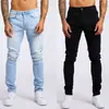 Ventas directas de fábrica, ventas transfronterizas en Amazon de nuevos jeans para hombre estilo coreano, pantalones vaqueros ajustados de moda