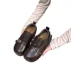 Sapatilhas Mary Jane de sola grossa com aumento de altura para mulheres, nova coleção outono 2026, mocassins versáteis, estilo britânico retrô, sapatos pequenos de couro
