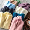 Suéter Básico de Punto Versátil con Cuello en V Integrado Sin Costuras de Lana Polar Suave y Rica para Ropa de Hong Kong y Americana