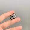 Pendientes de Lazo Estilo Francés Vintage con Elegante Diseño de Aro, Pendientes de Botón Rojos Ankora de Alta Gama con Aros Esmaltados y Cierres de Oreja