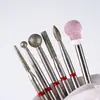 Conjunto Combinado de 6 Cabeças Polidoras de Unha Emery Quartzo Polimento de Unha Frontal Tratamento de Cutícula Broca