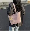Bolso Tote de Moda Transfronterizo para el Trabajo, Bolso de Hombro, Gran Capacidad, Bolso de Viaje Retro Estilo Coreano para Mujer