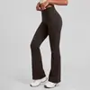 Pantalones de Yoga Transfronterizos Juyitang Estilo Europeo y Americano de Cintura Alta con Efecto Levanta Glúteos de Pierna Ancha con Sensación de Piel Desnuda, Pantalones Deportivos Transpirables para Fitness para Mujer