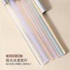 Caneta de unha transparente estilo japonês Aurora Ice-caneta de fototerapia em camadas Gradiente Varredura Cabeça plana Cabeça redonda Pincel adequado para loja de unhas