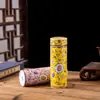 Taza térmica de cerámica de doble capa con tapa taza de oficina color esmalte con asa taza de cerámica taza de negocios taza de regalo logo al por mayor