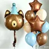 Chapéus de Festa Fofos Mais Vendidos no Exterior, Balões de Animais, Estrelas de Látex Macaron, Decorações para Fotos de Aniversário Infantil