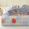 Sábana bajera de gasa de doble capa, pieza única, para uso doméstico, ropa de cama, protector de colchón, adecuado para dormitorios estudiantiles, tamaño individual, sábana y colcha antideslizantes