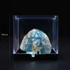 Piedra Cruda de Cristal Natural Gema Azul Muestra Difusor de Aroma Piedra Decoración para el Hogar y la Oficina