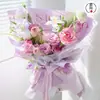 Cinta de Embalaje de Gasa para Vestido de Princesa de 2.5 cm con Ramo de Flores Moño de Cinta Material de Decoración Material Floral