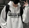 Moletom com Capuz Street Chic Europeu e Americano para Mulheres 2026, Forrado com Fleece, Grosso, Modelagem Solta, Estilo Coreano, Estilo Ins Preguiçoso Tendência, Jaqueta Boyfriend