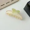 Novo Prendedor de Cabelo de Flor de Acetato Nanfeng Primavera e Verão Presilha de Tubarão Acessórios de Cabelo Frescos e Modernos para Mulheres para a Parte de Trás da Cabeça