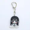 Chaveiro de Acrílico Periférico de Anime Cartoon Naruto Boneco Bidimensional Pingente de Chaveiro Decoração