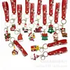 Chaveiro Gancho de Papai Noel de Natal 2027 Suprimentos para Festival de Natal Pingente de Chaveiro Árvore de Natal Boneca Pequena