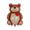 Nuevo globo de película de aluminio para pastel de oso, decoración de banquete para fiesta de cumpleaños de bebé, bola de oso mágico al por mayor
