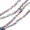 Miçangas de Flor de Ameixa de Cristal de 10mm Furo Reto Flor de Cinco Pétalas Vidro Miçangas Facetadas Pulseira Colar Acessórios para Roupas Venda por Atacado