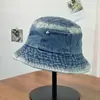 Sombrero de Pescador de Mezclilla Lavado con Color Degradado para Mujer Verano Protección Solar Cara Lisa Hace que la Cara Parezca Más Pequeña Sombrero de Pescador Protección Solar Versátil Sombrero de Pescador de Verano