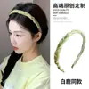 Tiara Torcida de Pérolas para Mulheres, Verão Elegante, Orifício para Cabelo, Penteado Fada da Floresta, Acessórios de Cabelo Pequenos Frescos e Sofisticados