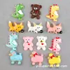 Accesorios para el Cabello de Dinosaurios, Tocados, Fundas para Teléfonos Móviles, Accesorios de Resina DIY para Niños, Materiales de Pegamento de Crema, Accesorios Lindos de Animales de Dibujos Animados